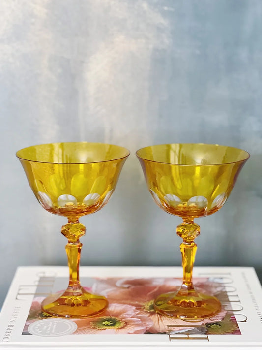 sir madam Rialto champagne coupes in ginger