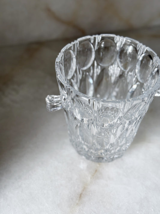 Vintage Crystal Ice Bucket