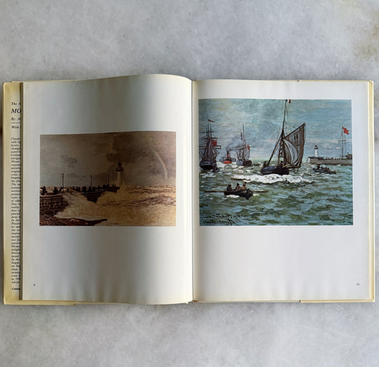 Vintage Monet Hardcover Art Book | Decorative Coffee Table Book