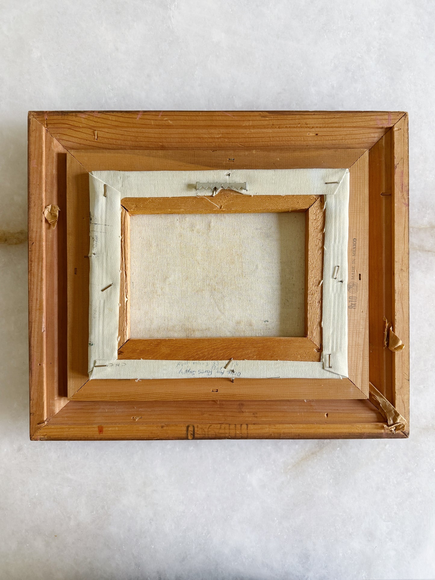 Vintage Oil Painting – European City Scene