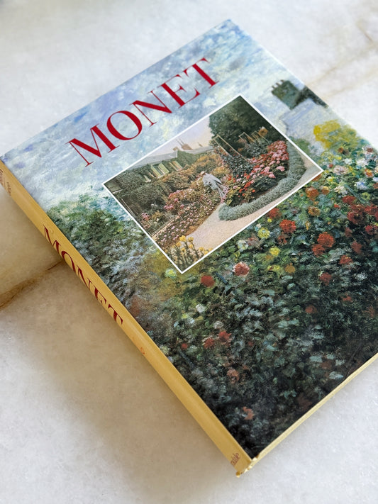 Vintage Monet Coffee Table Book