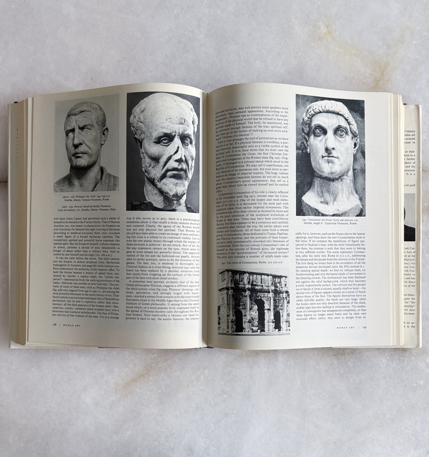 Vintage History of Art Coffee Table Book