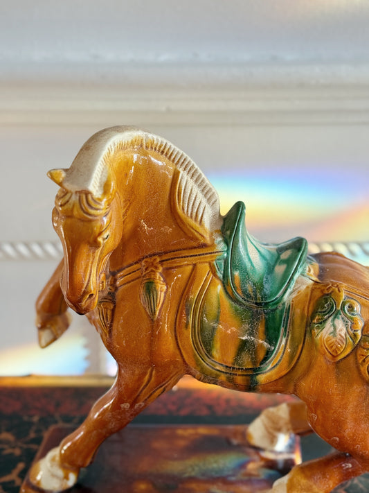 Ceramic Hand Painted Horse Figurine