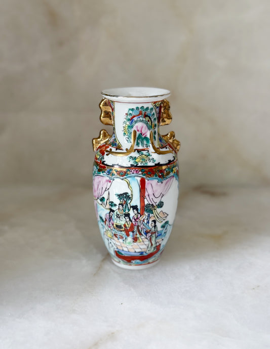 vintage famille rose vase