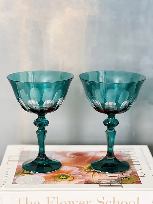 Sir/Madam Rialto champagne couples in turquoise