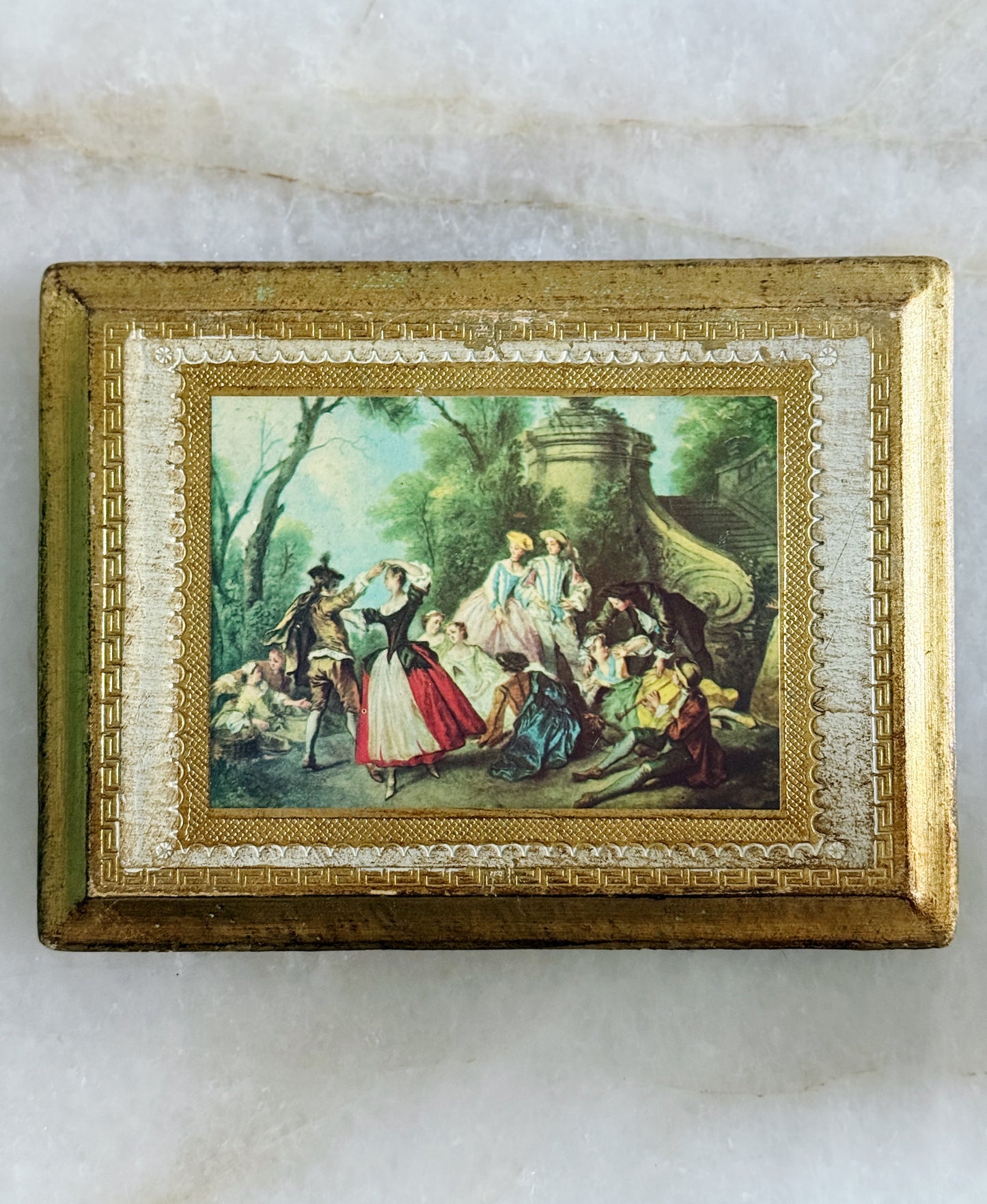 Pair of Vintage Italian Florentine Gilt Wall Plaques