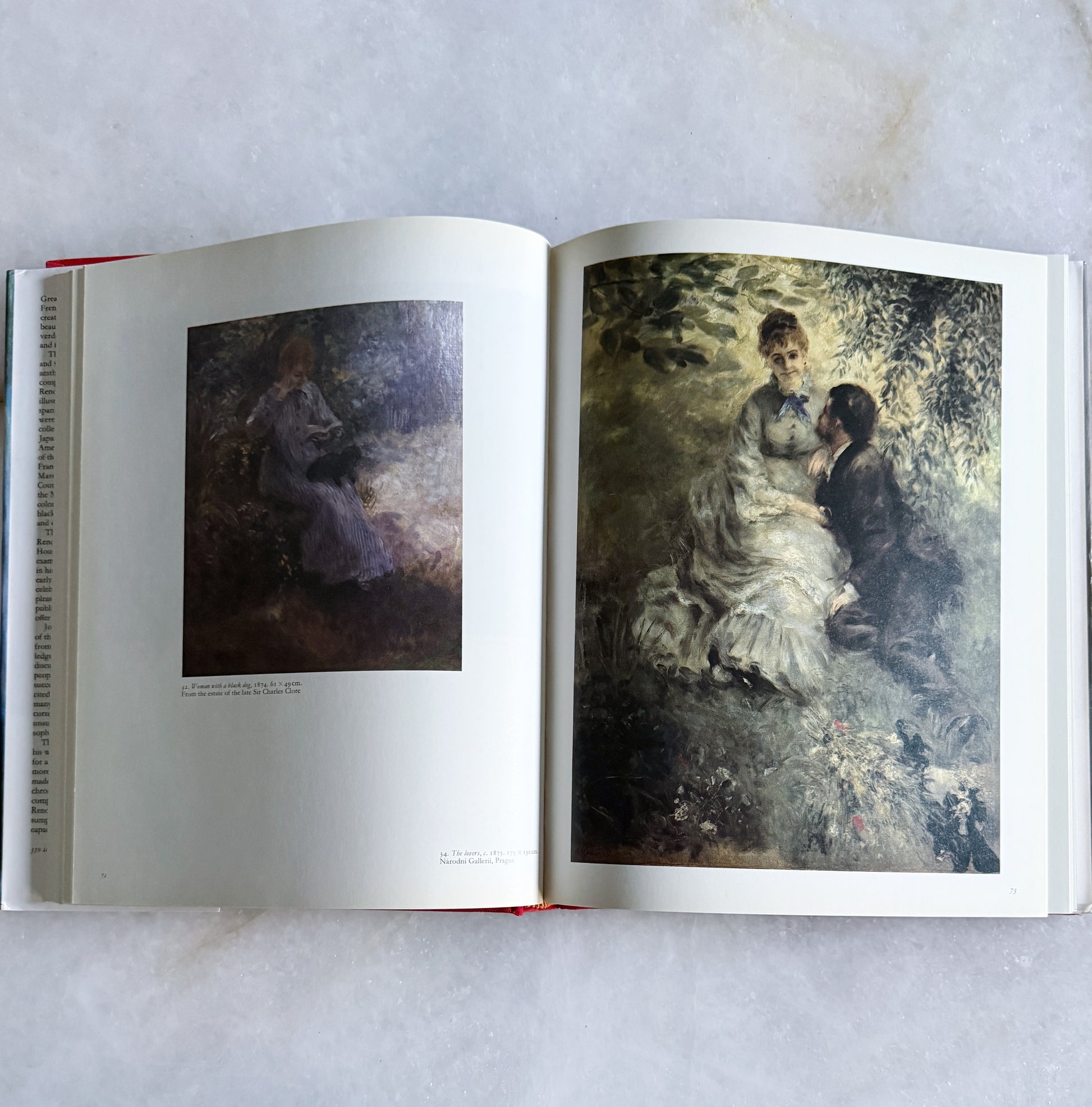 Vintage Renoir Coffee Table Book