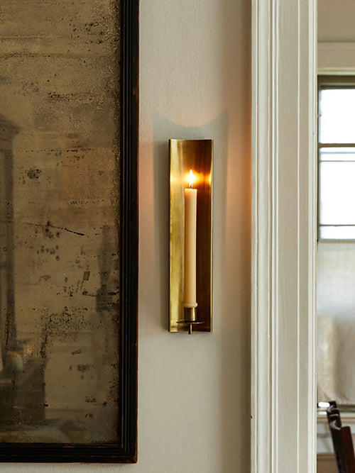 Brass Channel Wall Sconce House of Modern Vintage New Orleans