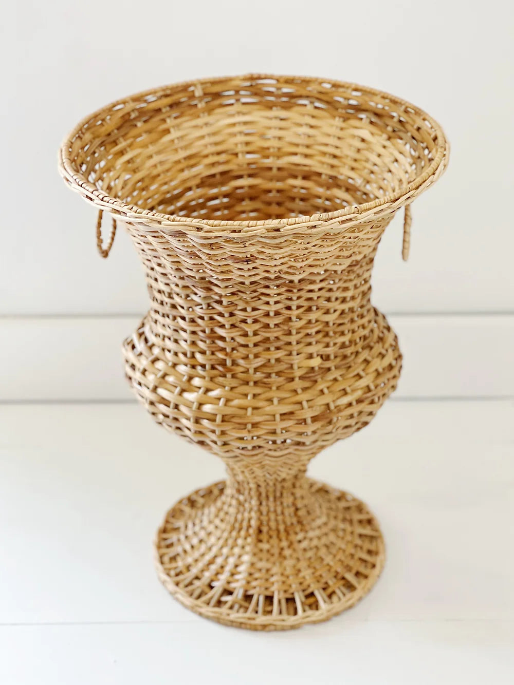 wicker urn