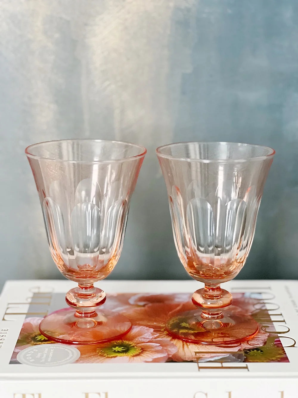 Sir/Madam Rialto kitten tulip glasses in pink