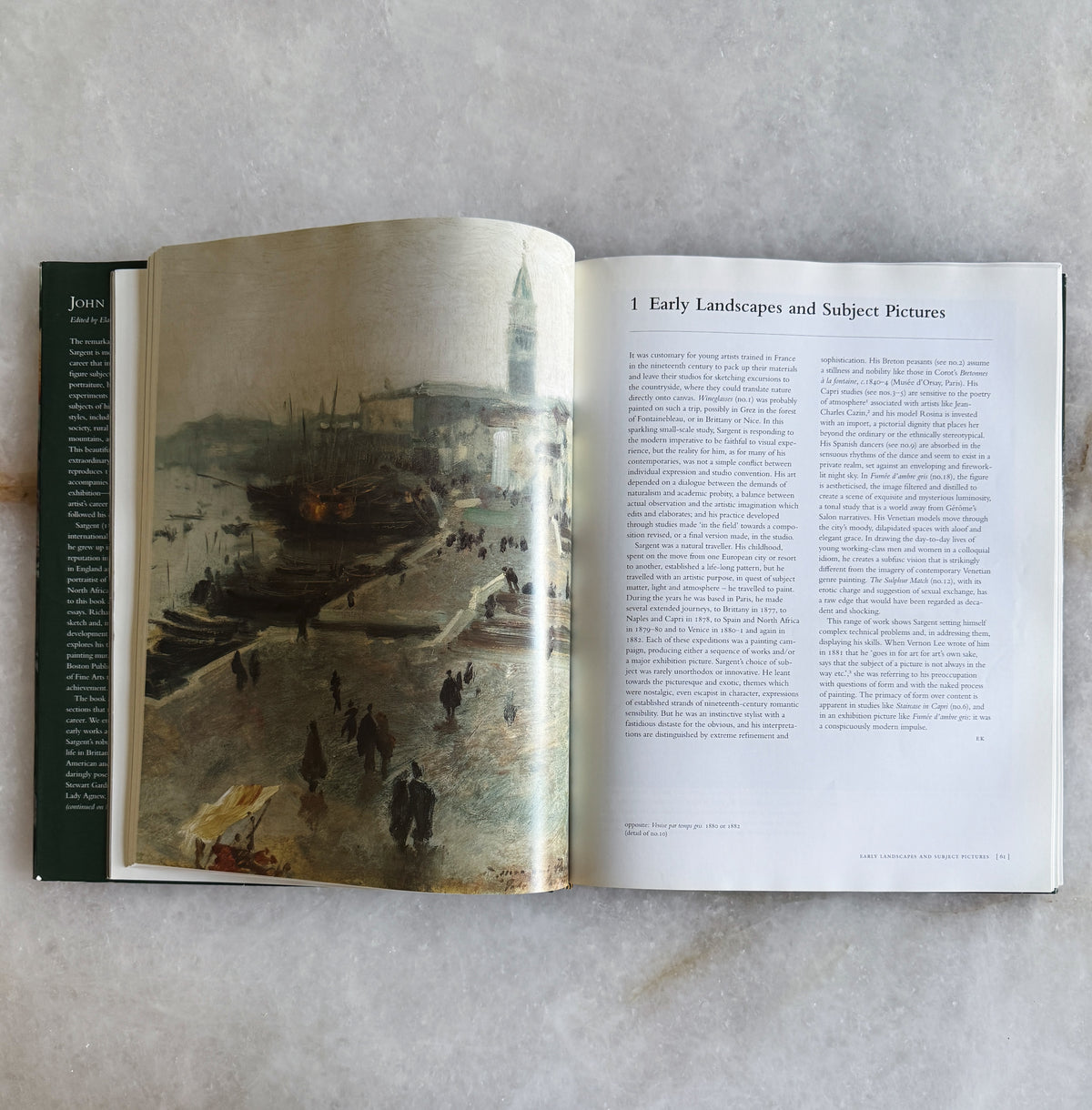 Vintage Art Book – John Singer Sargent Coffee Table Book