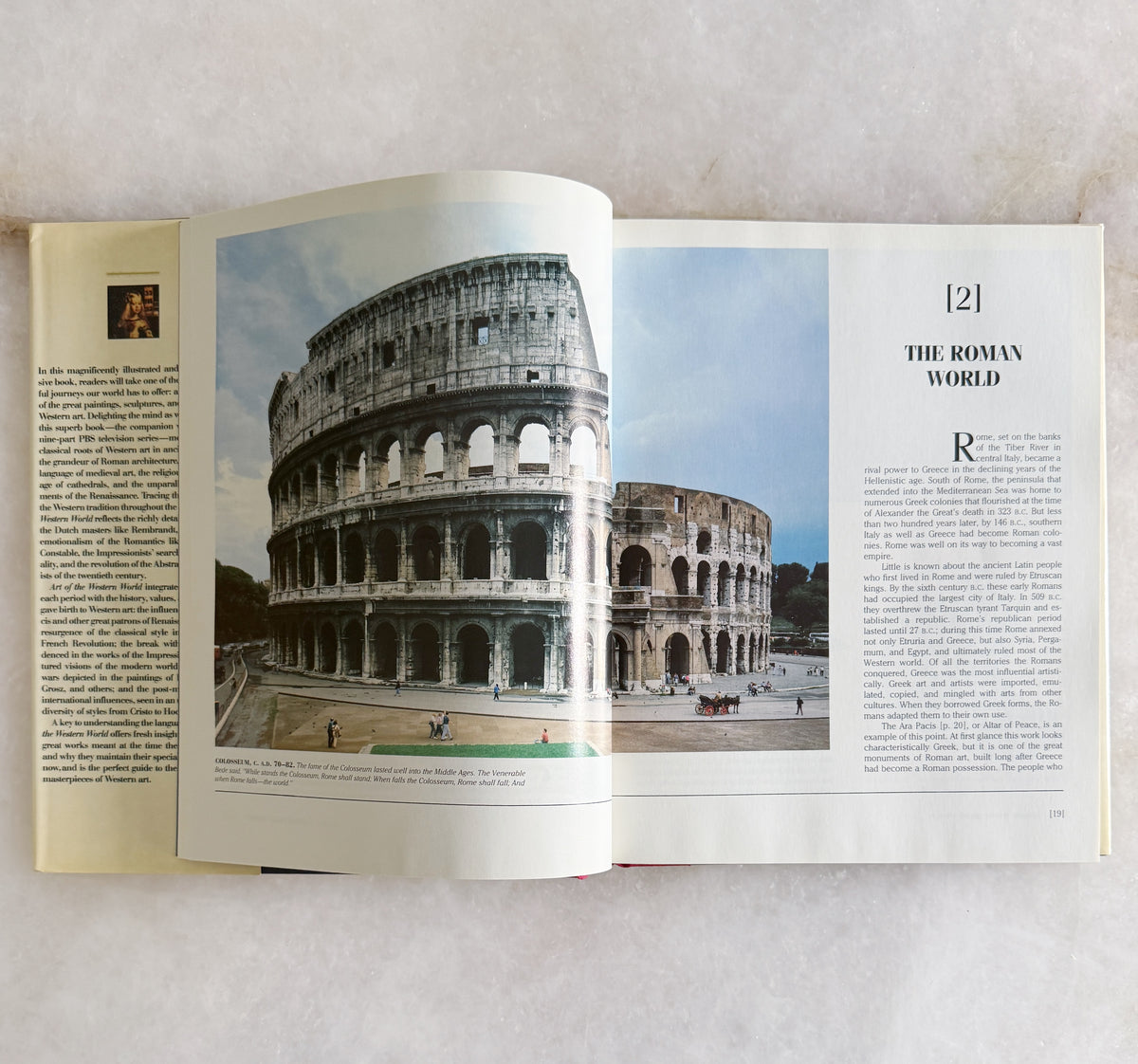 Vintage Art of the Western World Coffee Table Book