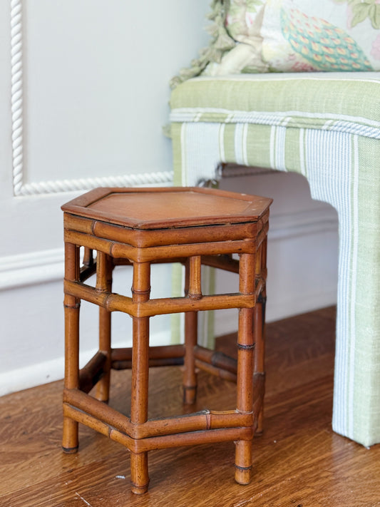 Vintage bamboo plant stand 