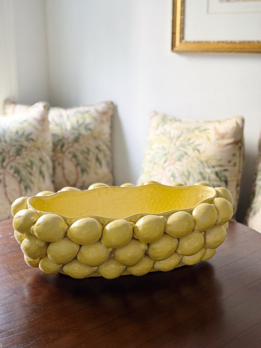 Hand-Made Ceramic Lemon Bowl