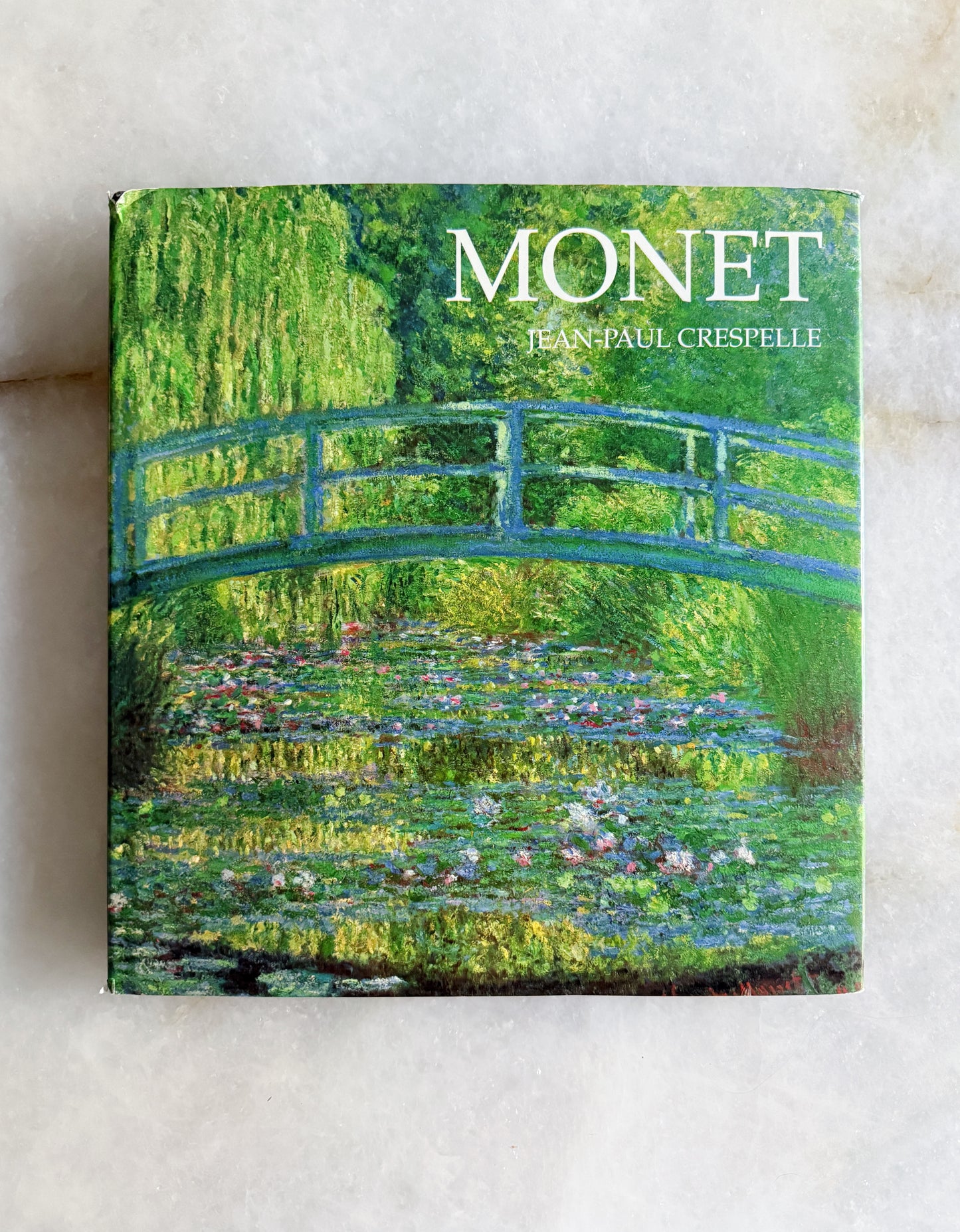 Vintage Monet Hardcover Art Book | Coffee Table Book | Jean-Paul Crespelle
