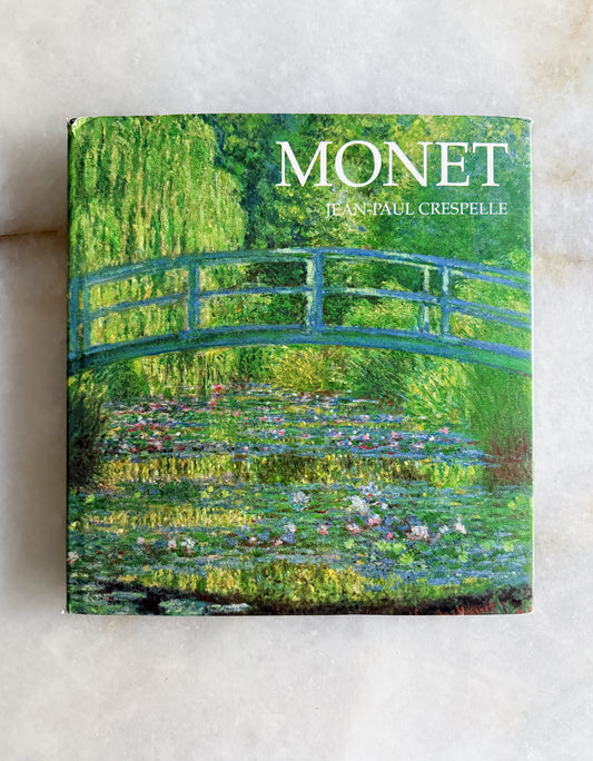 Vintage Monet Hardcover Art Book | Coffee Table Book | Jean-Paul Crespelle