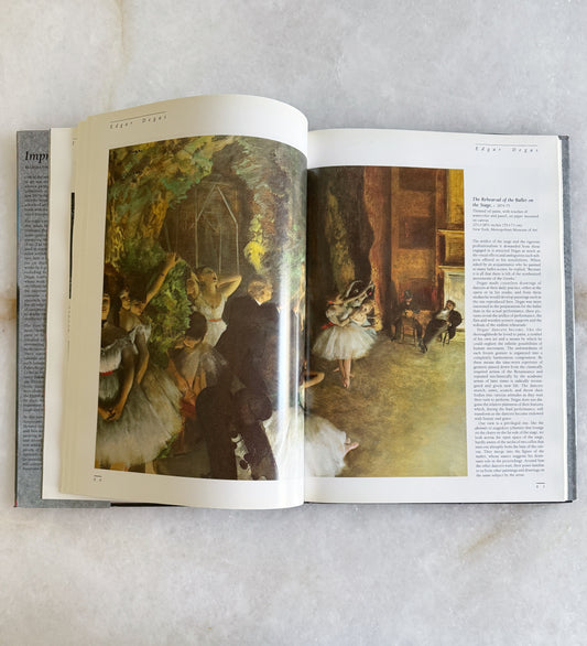 Vintage Impressionist Art Book