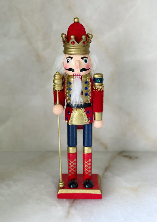Jeweled King Wooden Nutcracker