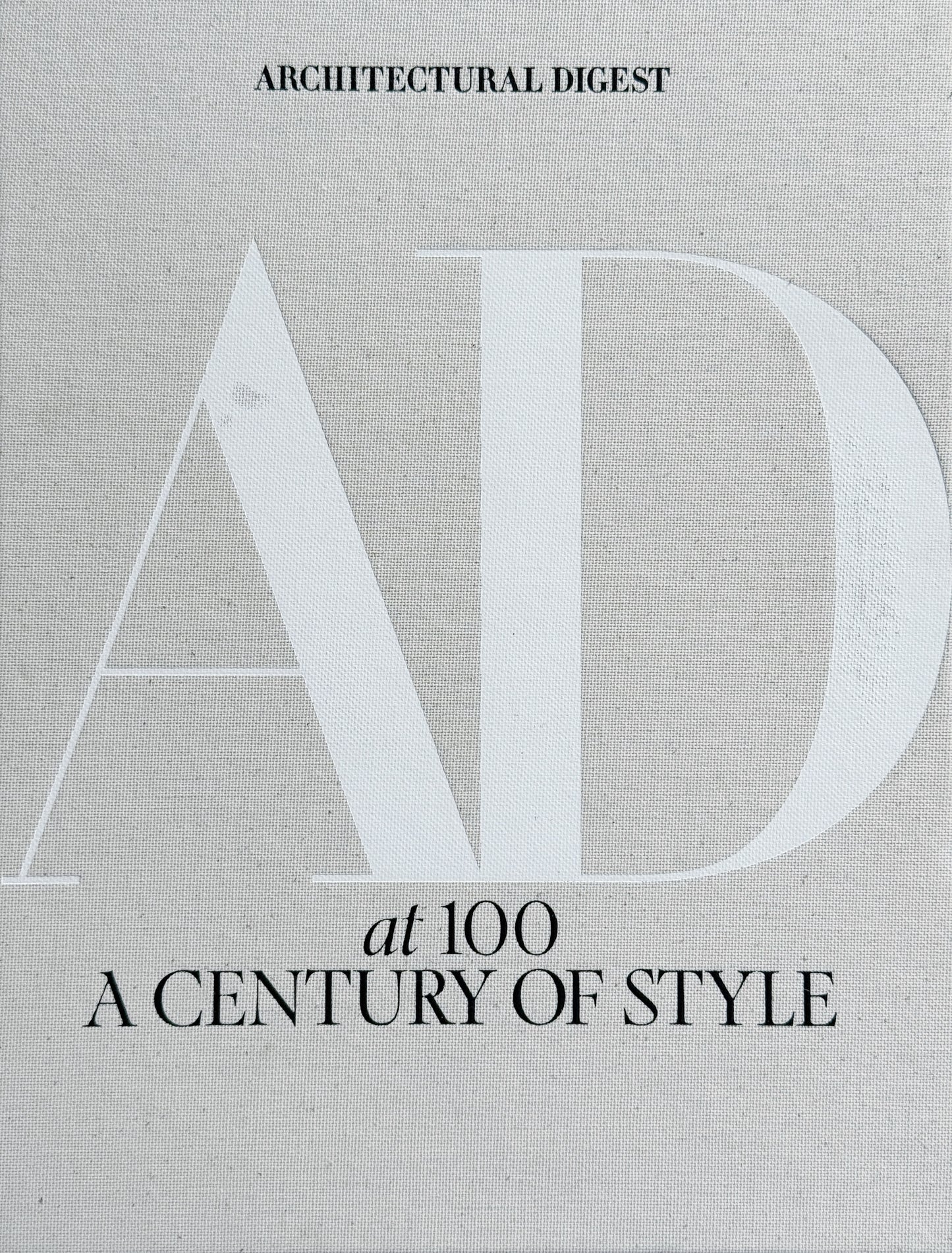 Vintage Coffee Table Book - Architectural Digest at 100:  A Century of Style
