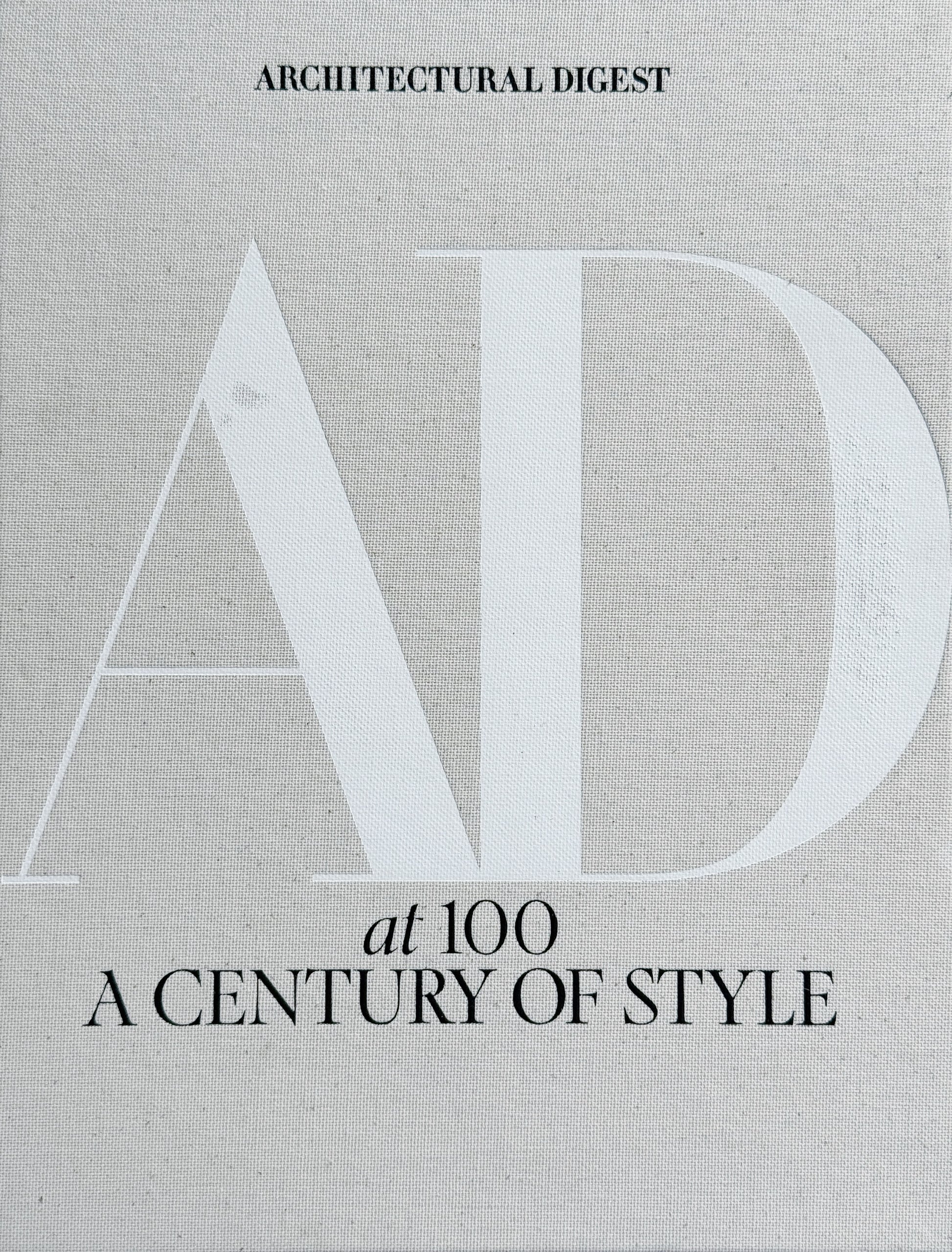 Vintage Coffee Table Book - Architectural Digest at 100:  A Century of Style