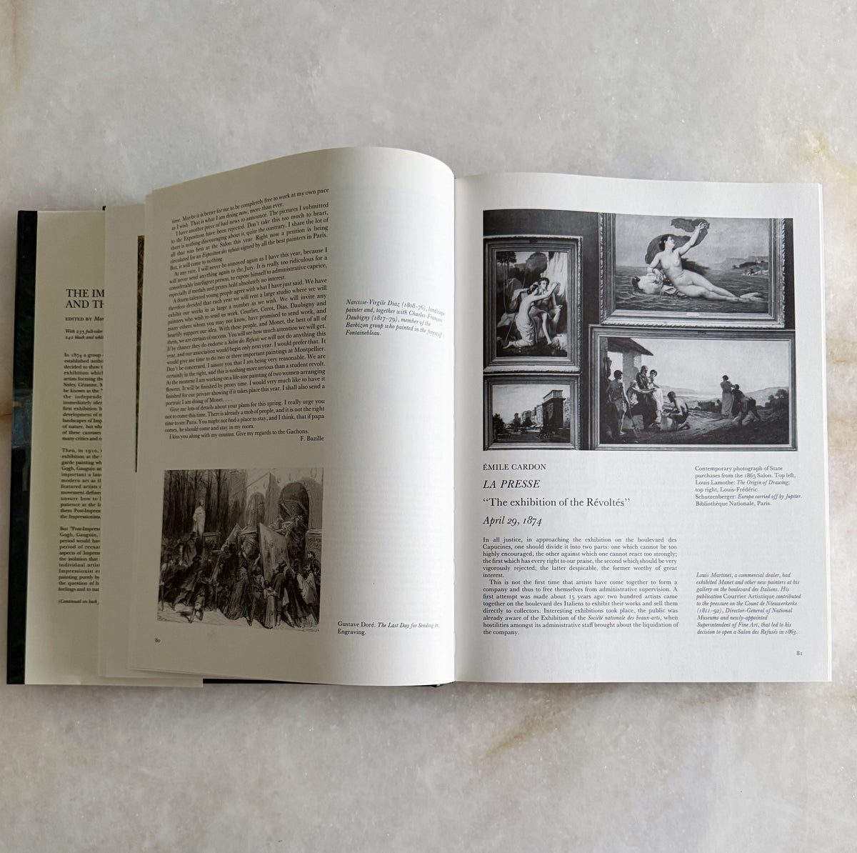 Vintage The Impressionists and Their Legacy Art Coffee Table Book