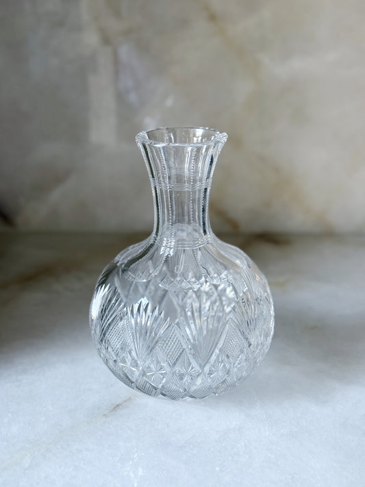 Antique Brilliant Cut Glass Vase