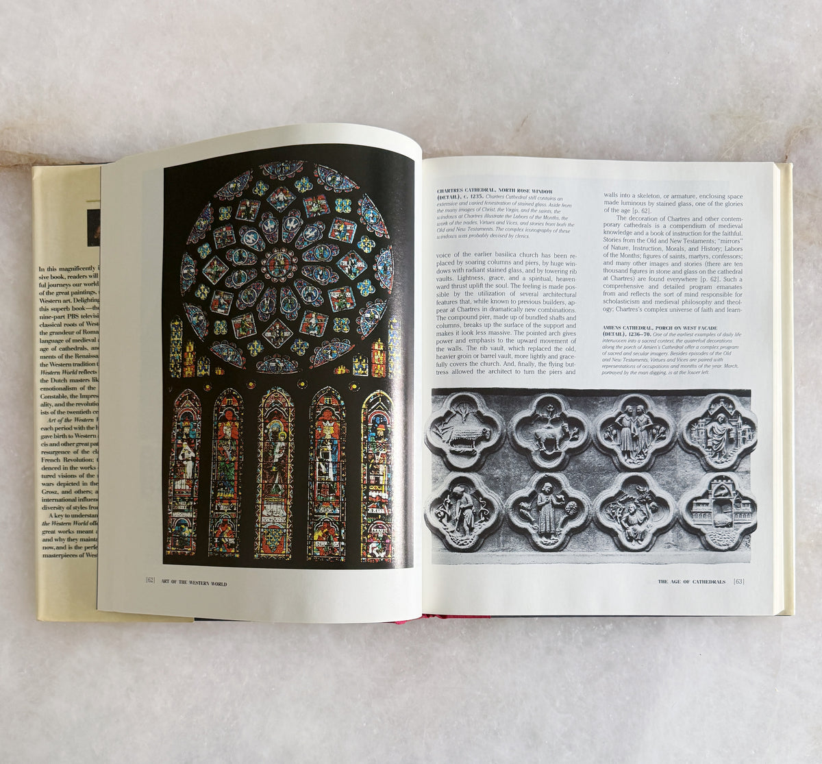 Vintage Art of the Western World Coffee Table Book