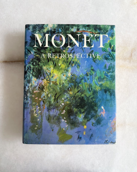 Vintage Art Coffee Table Book - Monet A Retrospective 
