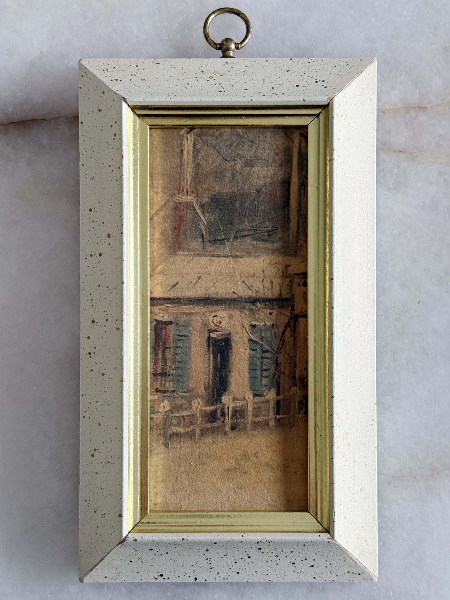 Vintage Mid-Century Framed Architectural Wall Art | Set of Two