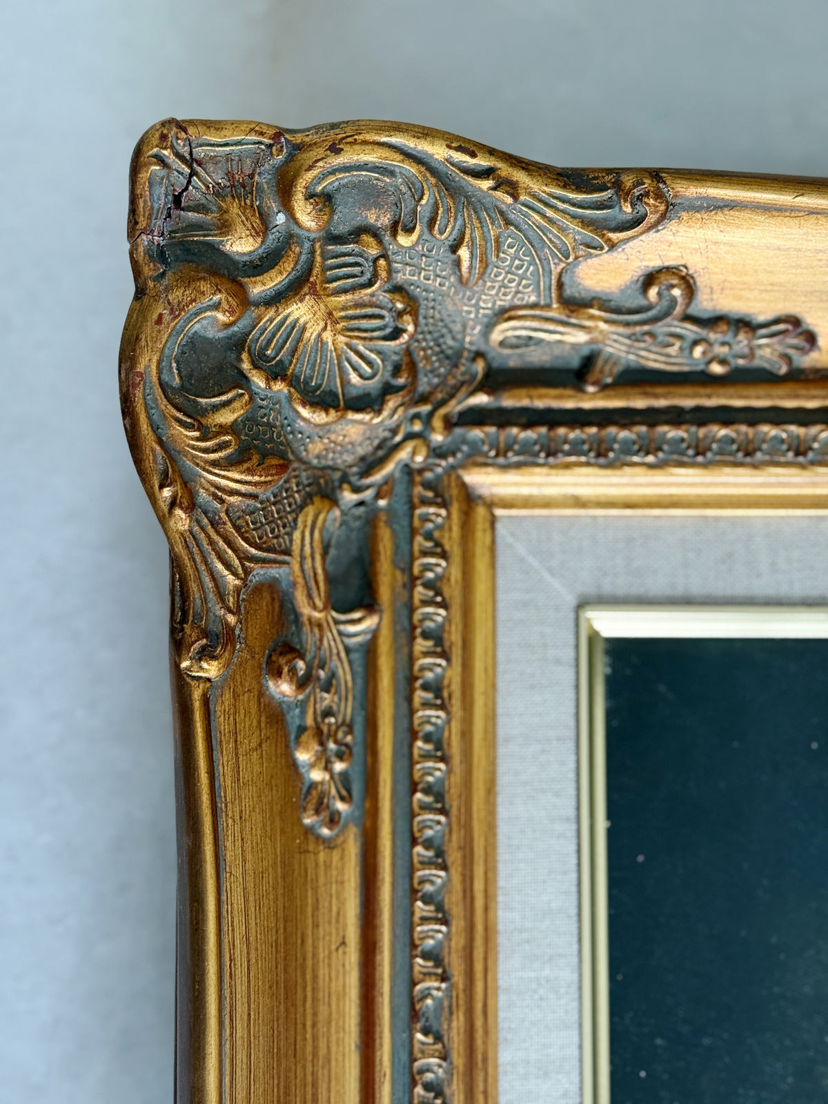 Large Framed Oil Portrait After William-Adolphe Bouguereau’s Psyché