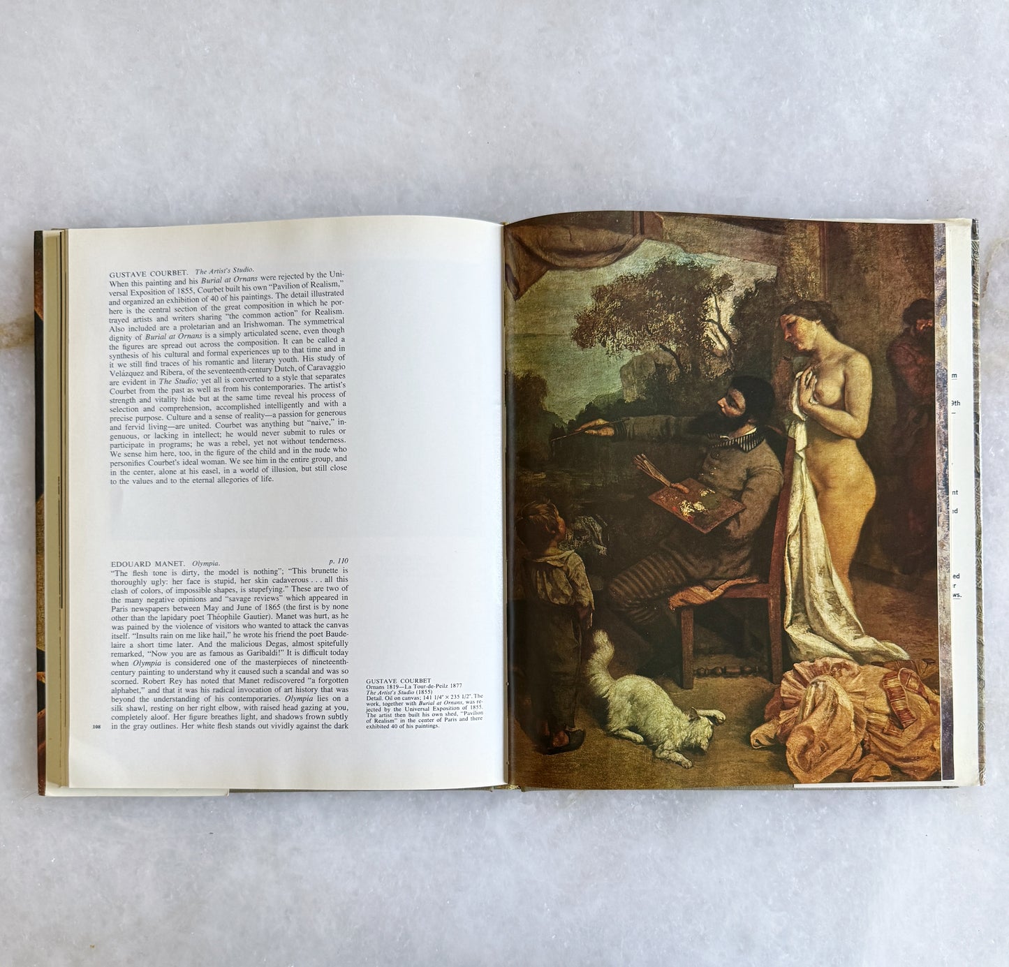 Vintage Louvre Coffee Table Book