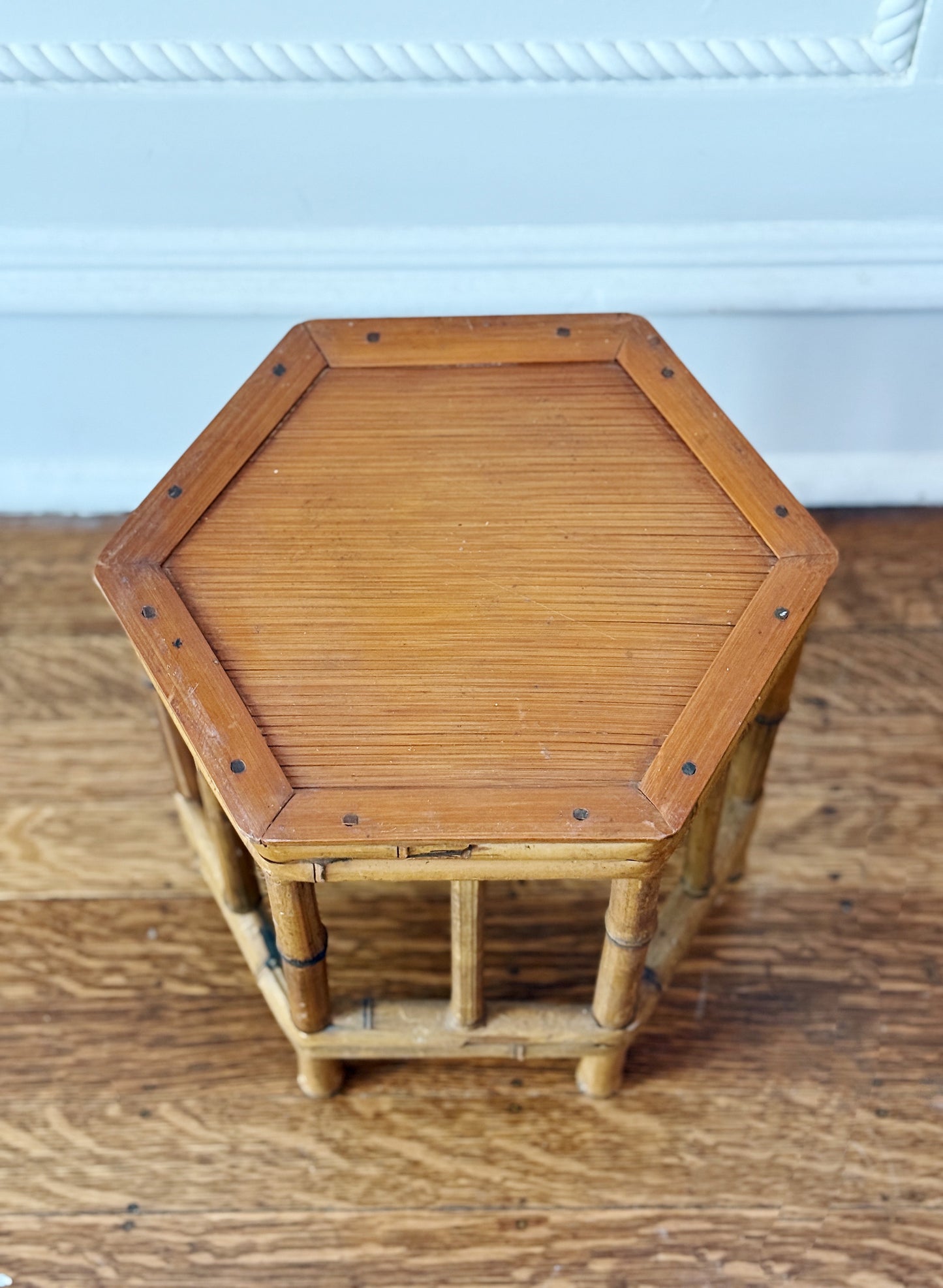 Mid-Century Modern Vintage Bamboo Plant Stand