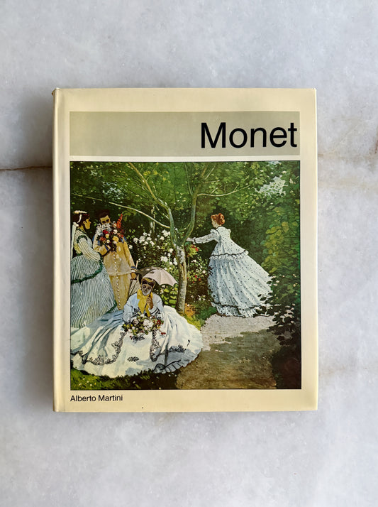 Vintage Monet Hardcover Art Book | Decorative Coffee Table Book
