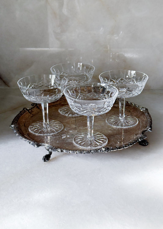 Vintage Waterford Lismore Champagne/Sherbet Coupes – Set of 4