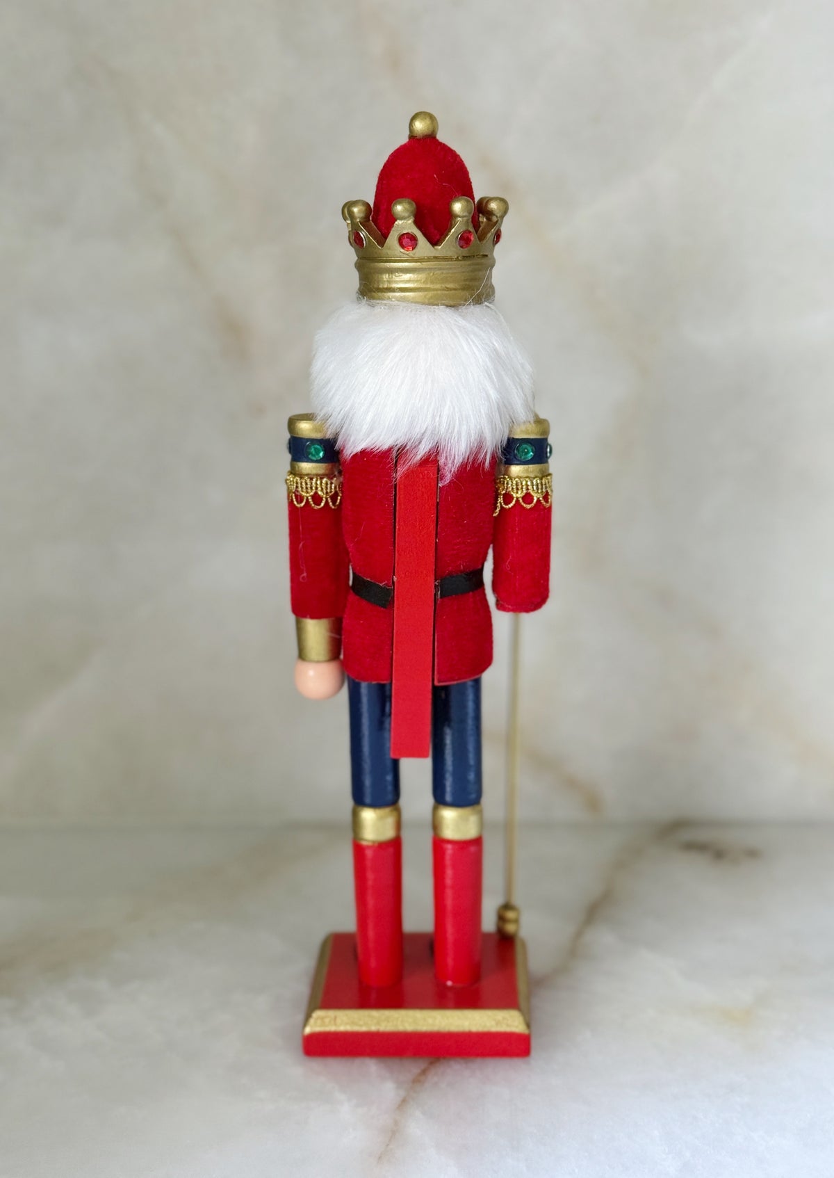 Jeweled King Wooden Nutcracker