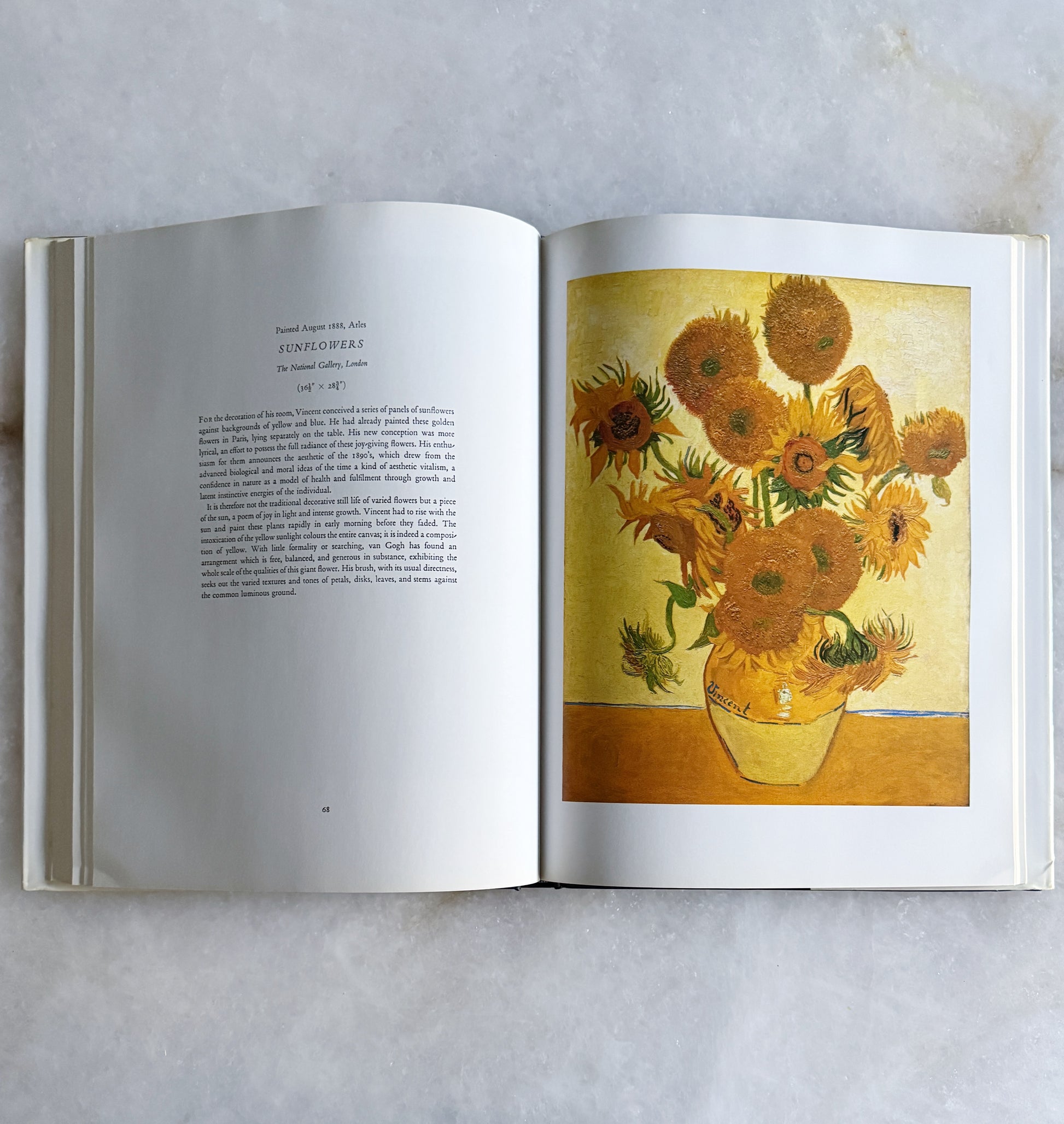 Vintage Van Gogh Coffee Table Book by Meyer Schapiro | 1994 Hardcover Art Book