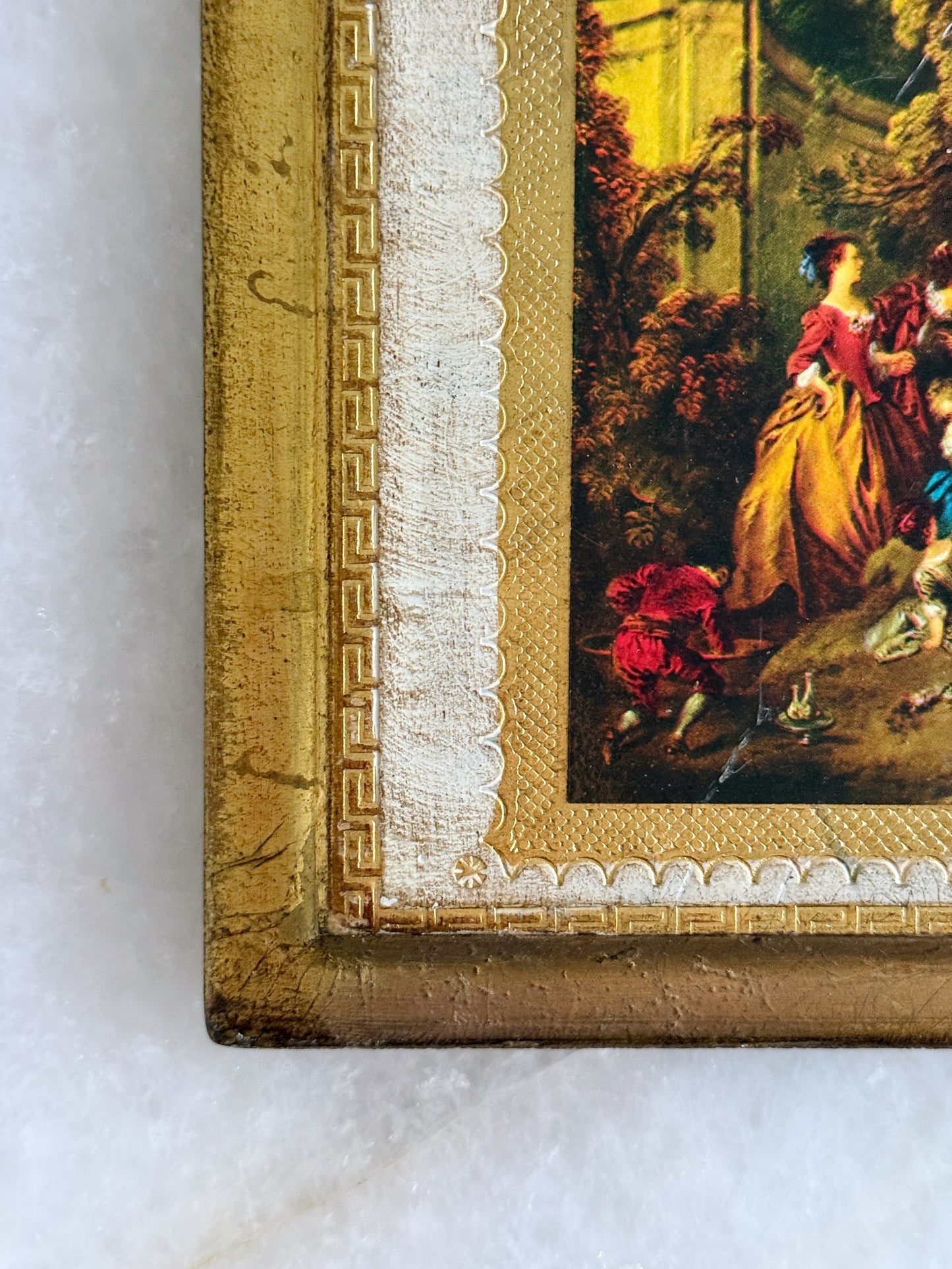 Pair of Vintage Italian Florentine Wall Plaques