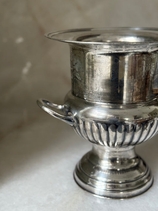 Vintage silver champagne bucket