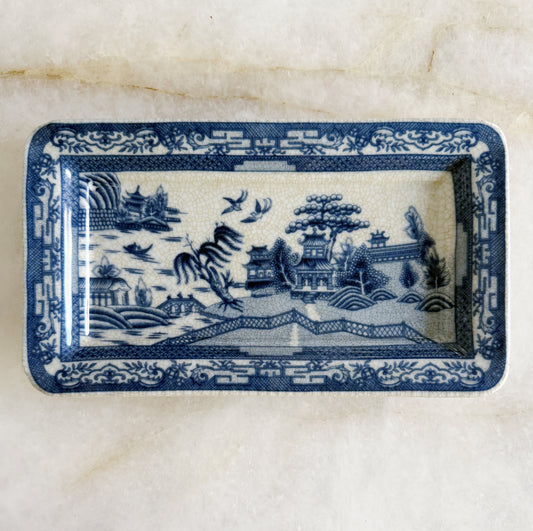 Blue & White Porcelain Tray