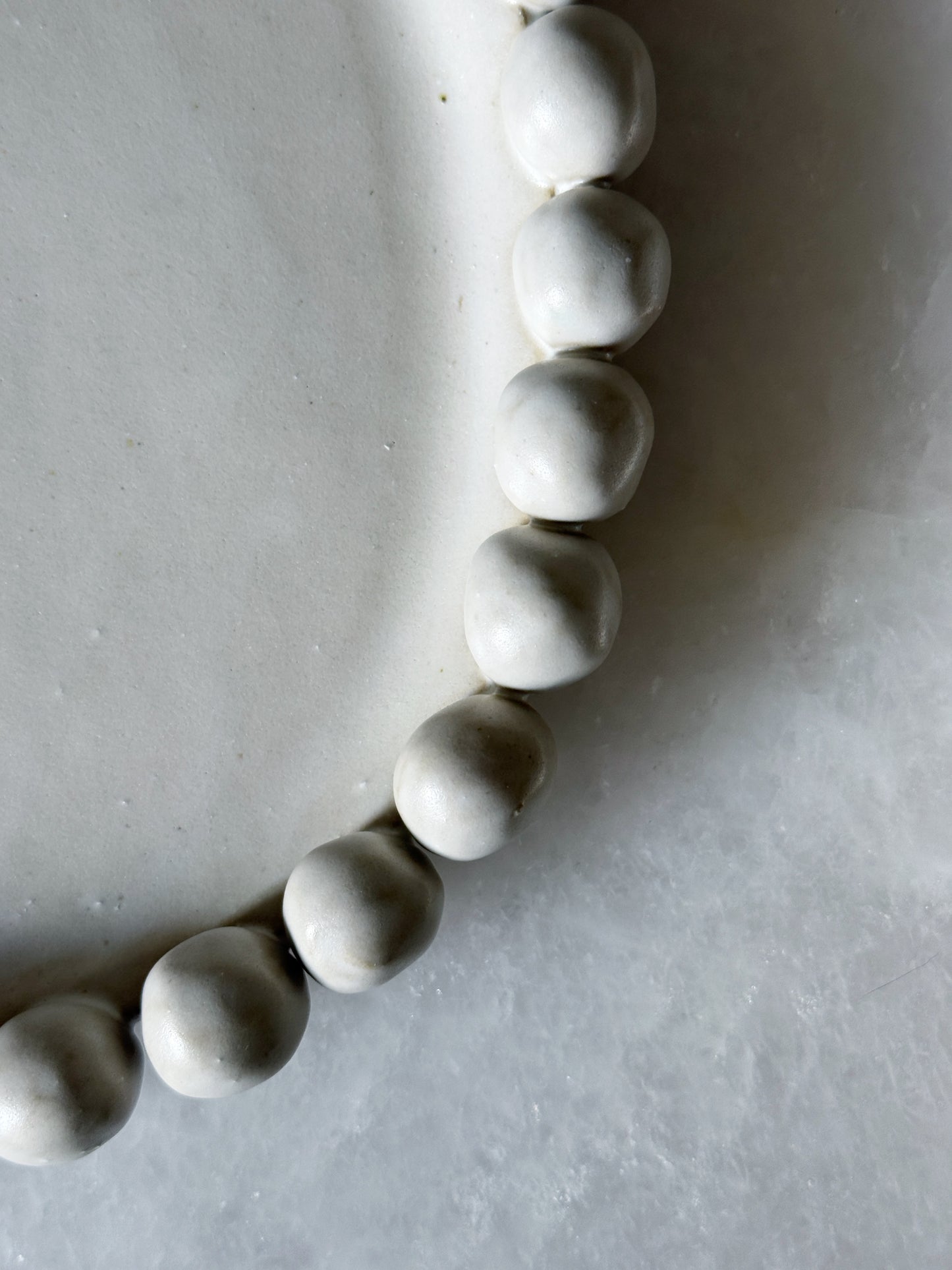 Handmade Stoneware Bubble Edge Serving Platter