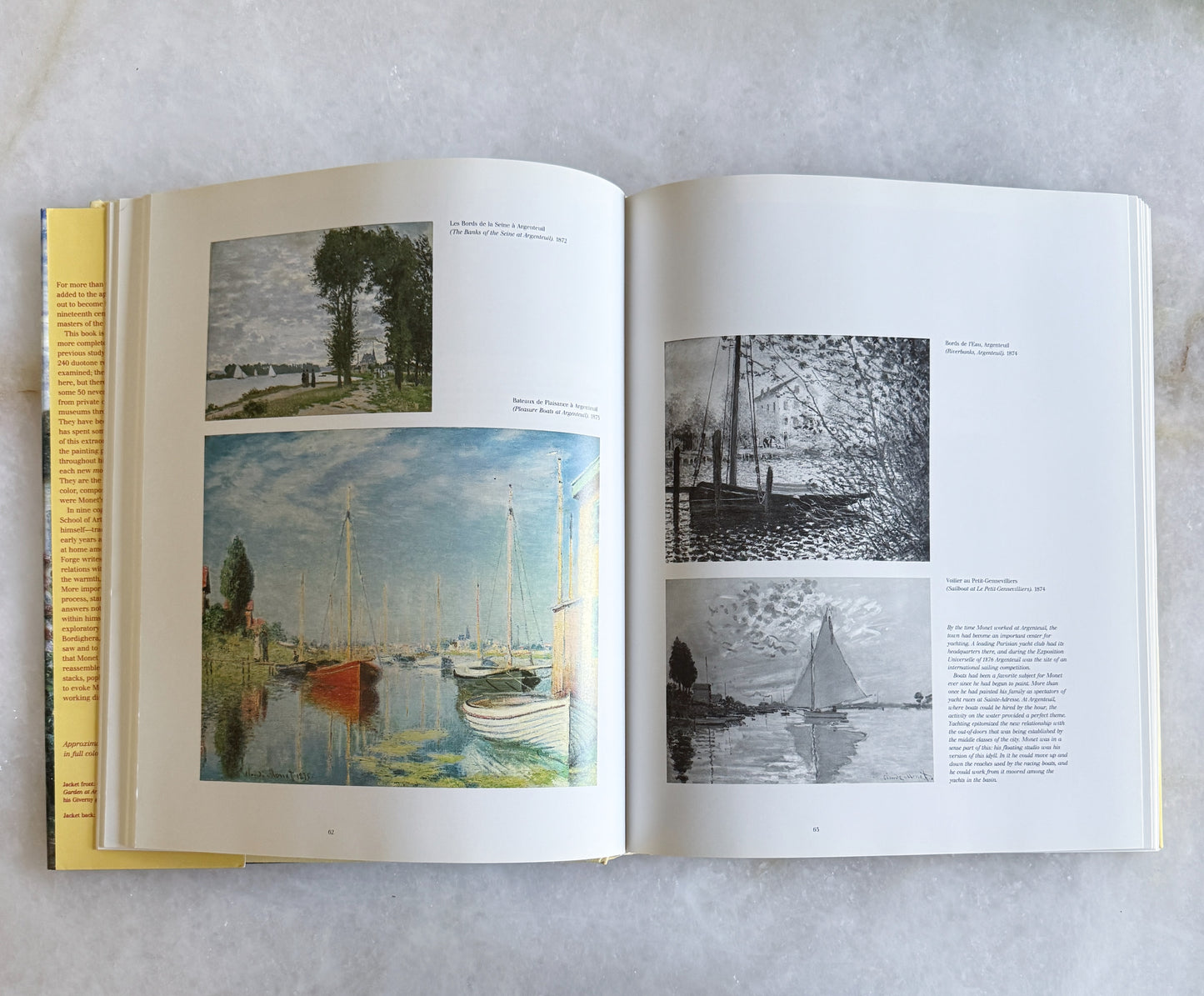 Vintage Monet Coffee Table Book
