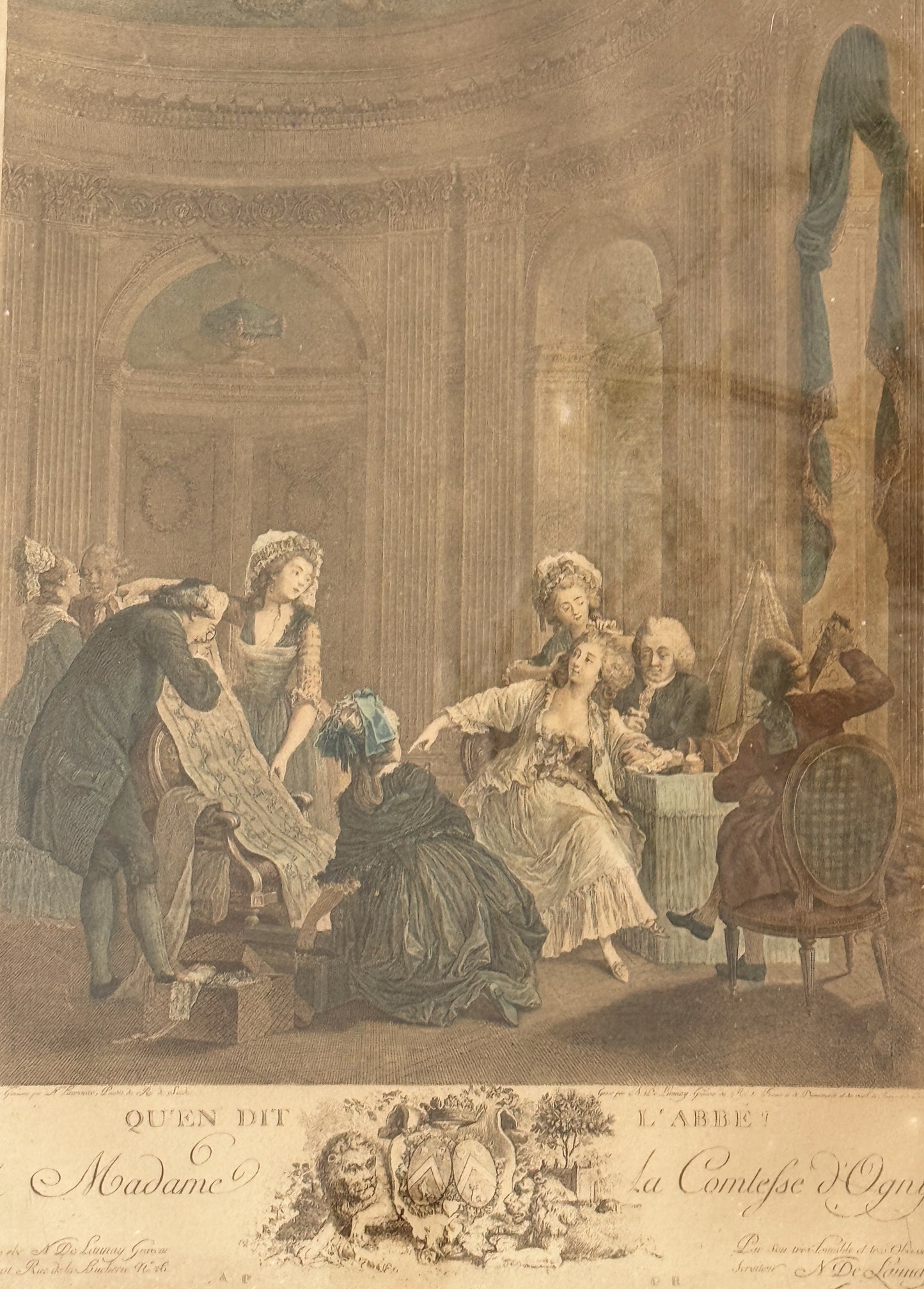 Qu'en Dit L' Abbe? - Antique Framed Art