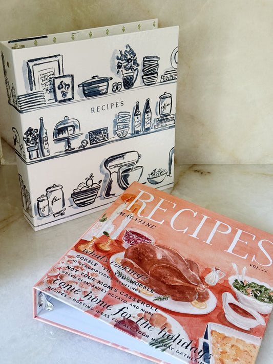 Cute  Illustrated Recipe Binder