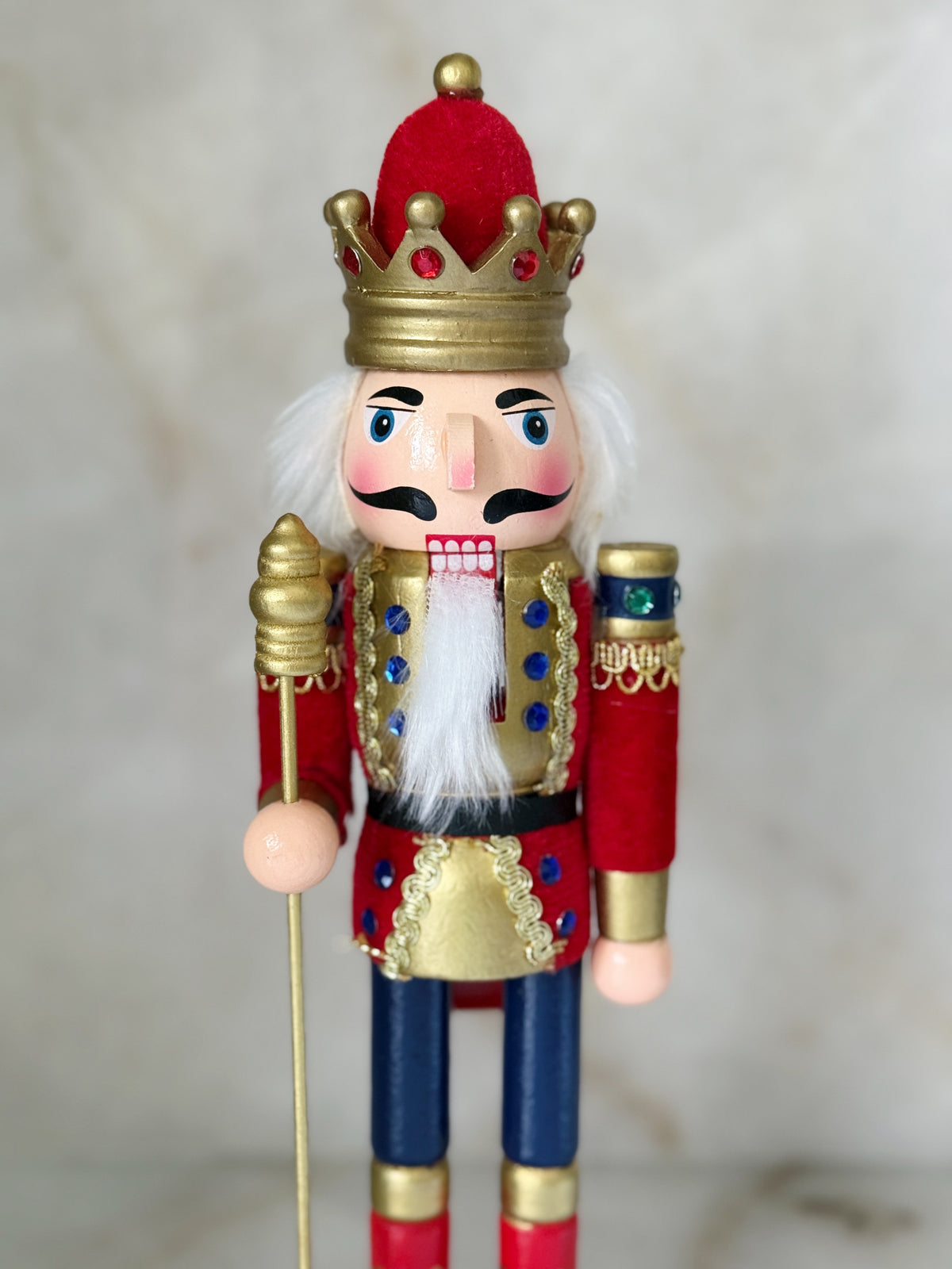 Jeweled King Wooden Nutcracker