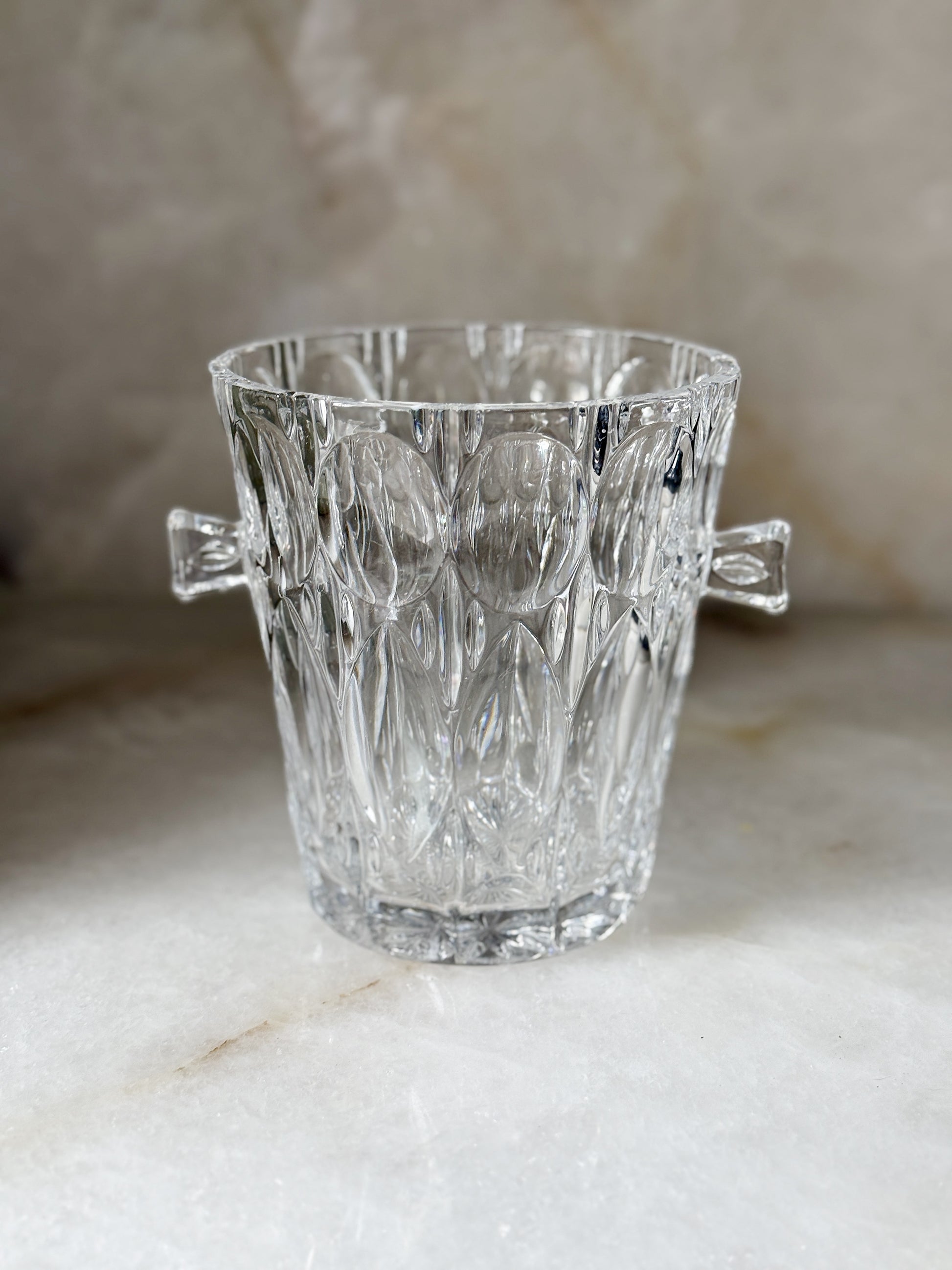 Vintage Crystal Ice Bucket