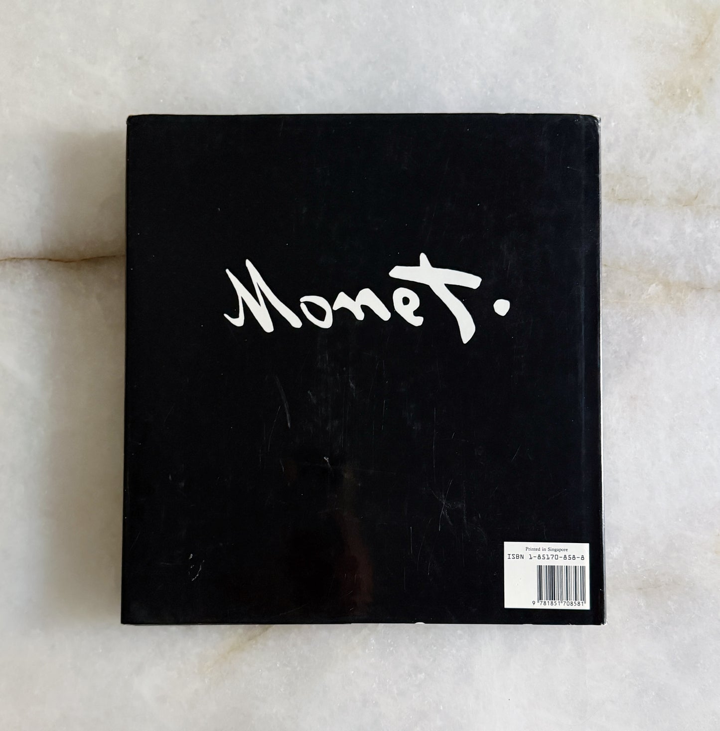 Vintage Monet Hardcover Art Book | Coffee Table Book | Jean-Paul Crespelle