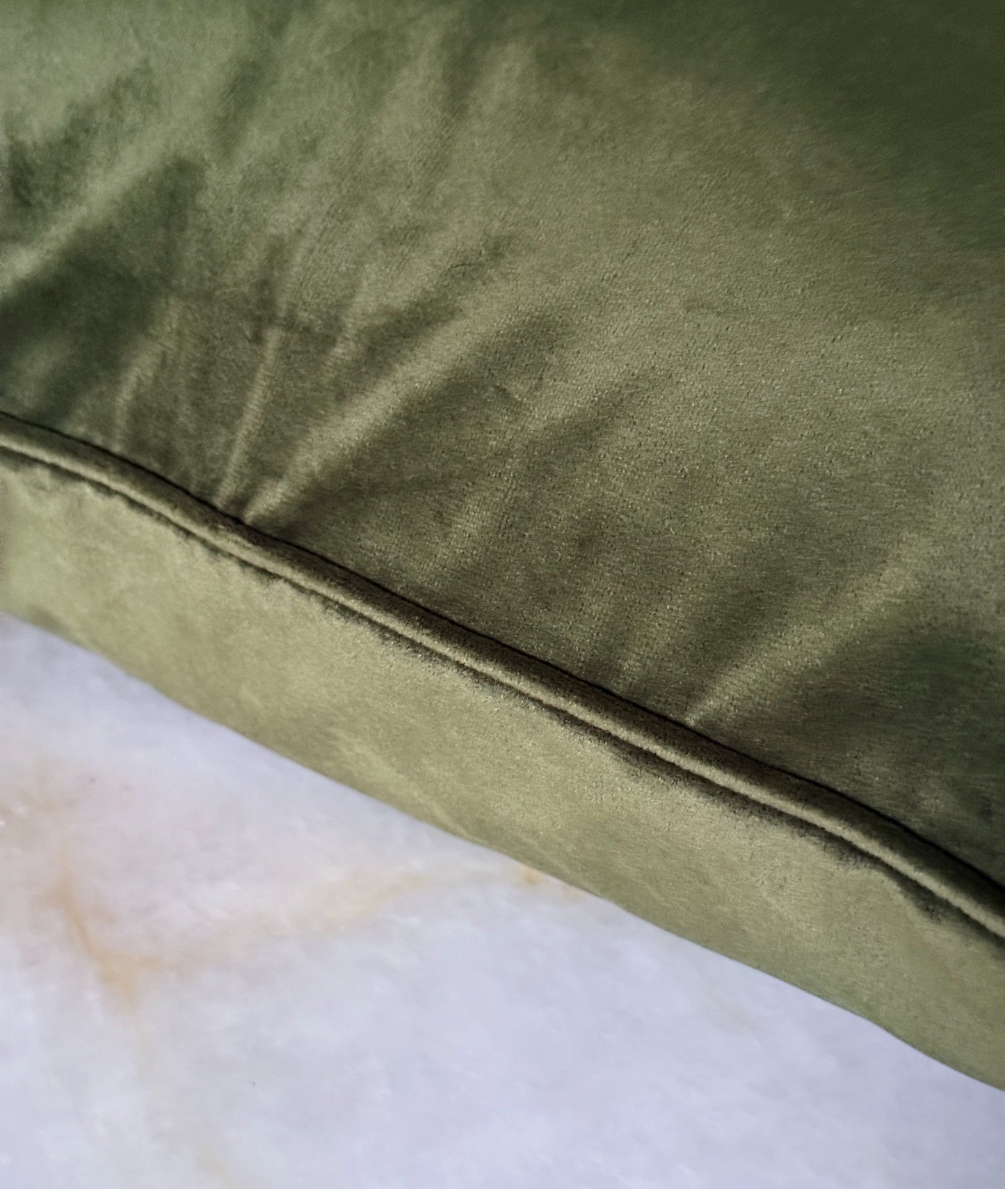 Emerald Green Velvet Throw Pillow with Down Insert | 20x20 Accent Pillow
