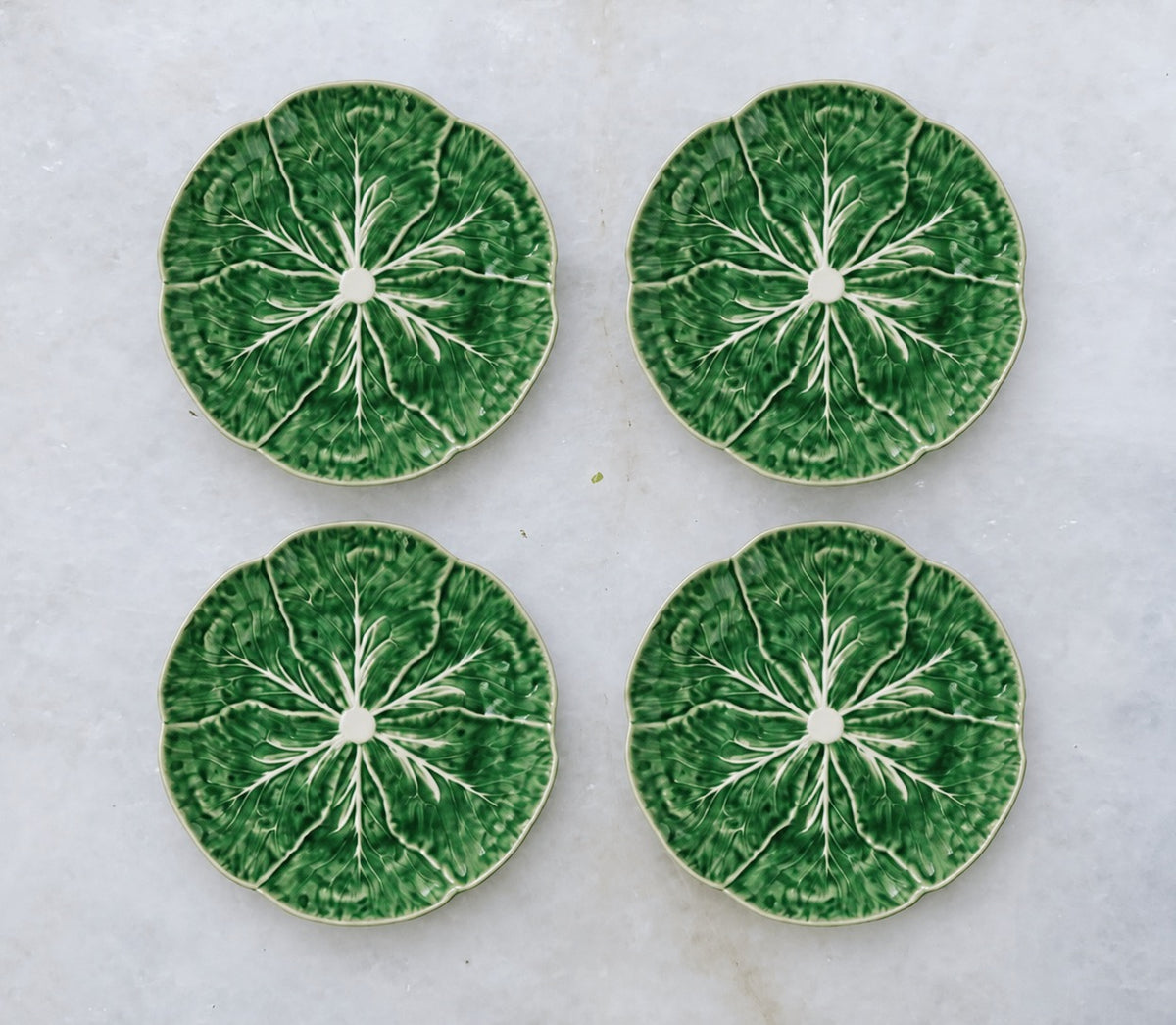 Set of Le Jardin Cabbage Salad Plates