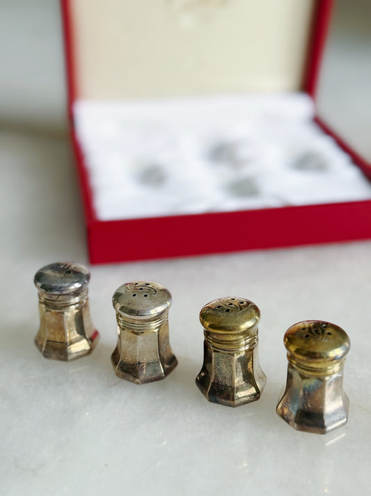 Vintage Cartier Sterling Silver Salt & Pepper Shakers