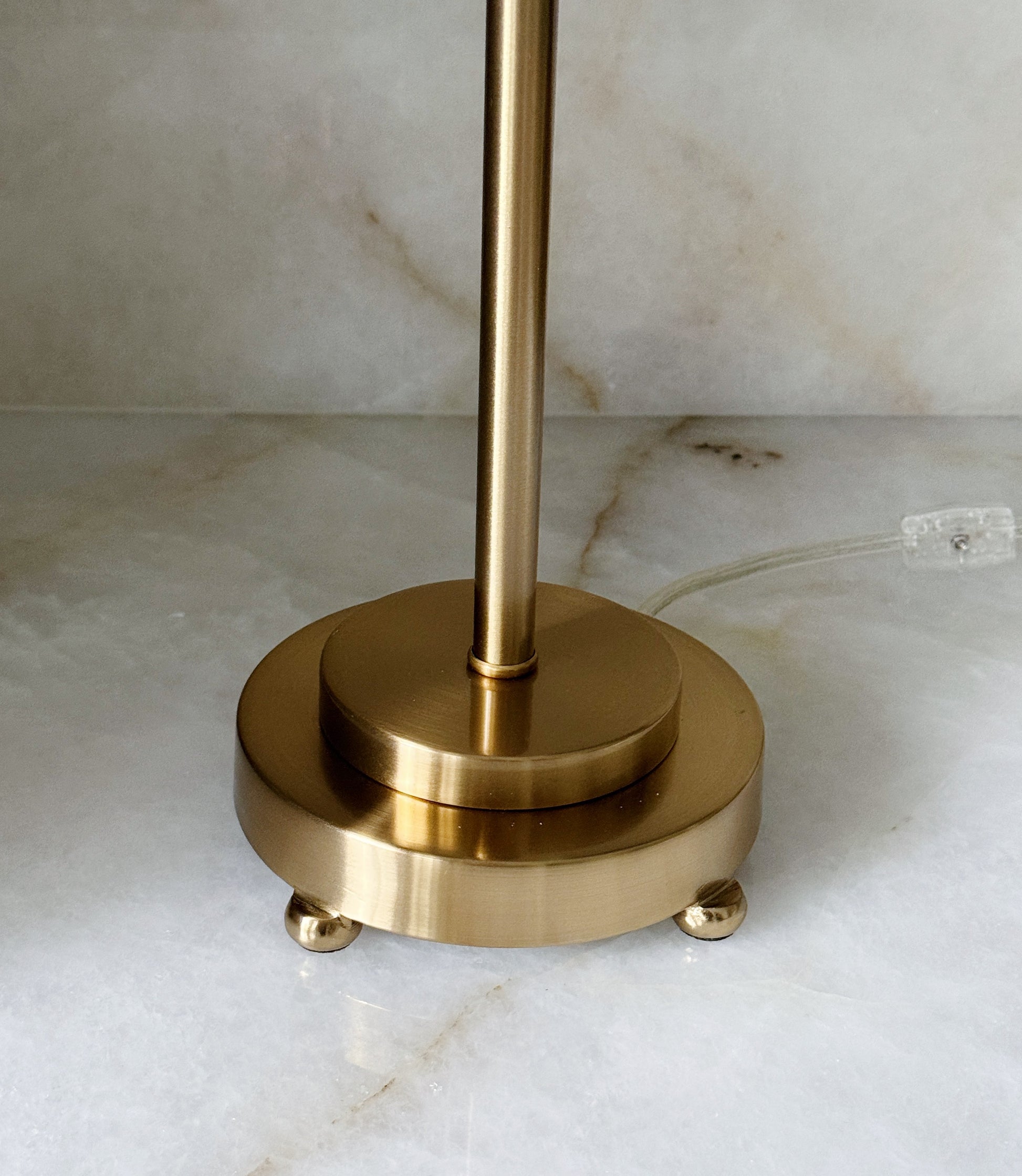 Traditional Brass Buffet Lamp